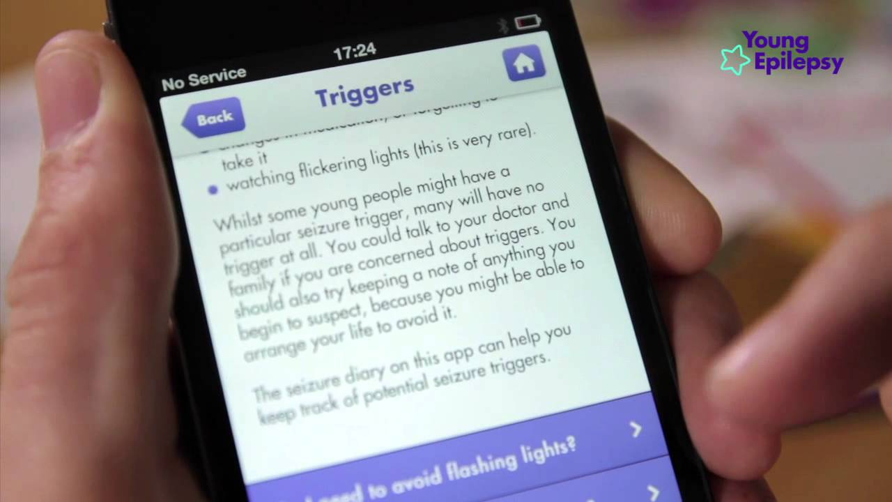 Young Epilepsy App Guide