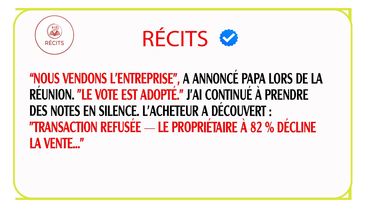 Ils m'ont humiliée pendant 12 ans, mais ils ignoraient que je possédais 82% de leur empire.