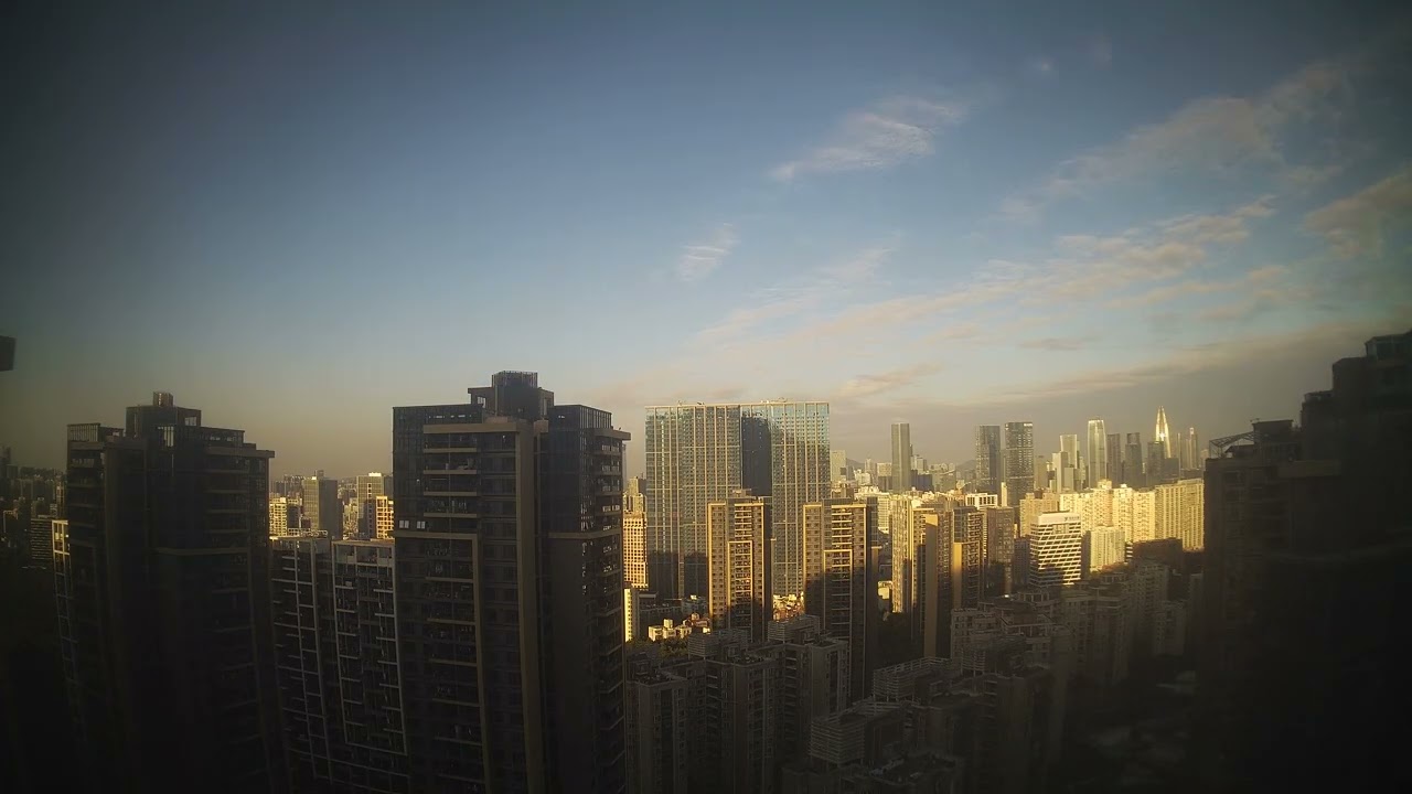 Shenzhen 24h Timelapse on 25.01.2026 4K 15mm Wide Angle