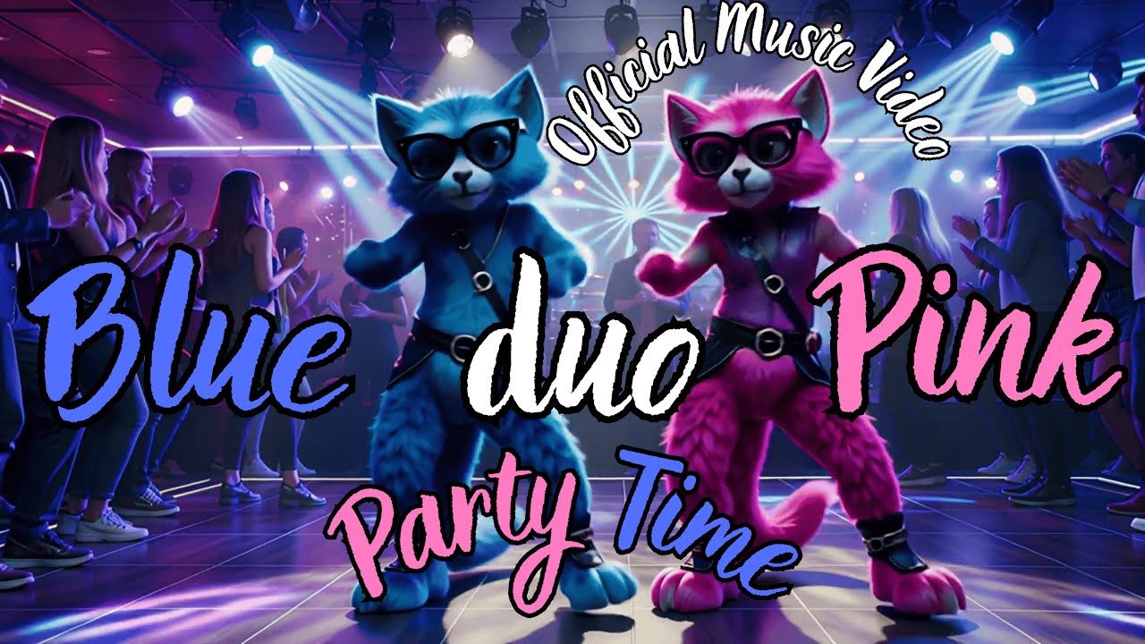 BlueduoPink – Party Time | Polish Disco Dance | Official Music Video #BlueduoPink #PartyTime
