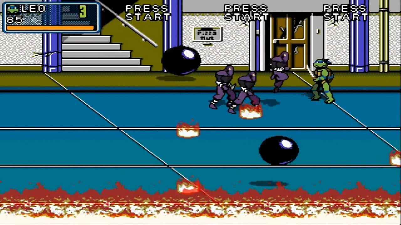 8位游戏机《忍者神龟2》重制版，加入搓招技能 【82电玩大叔】