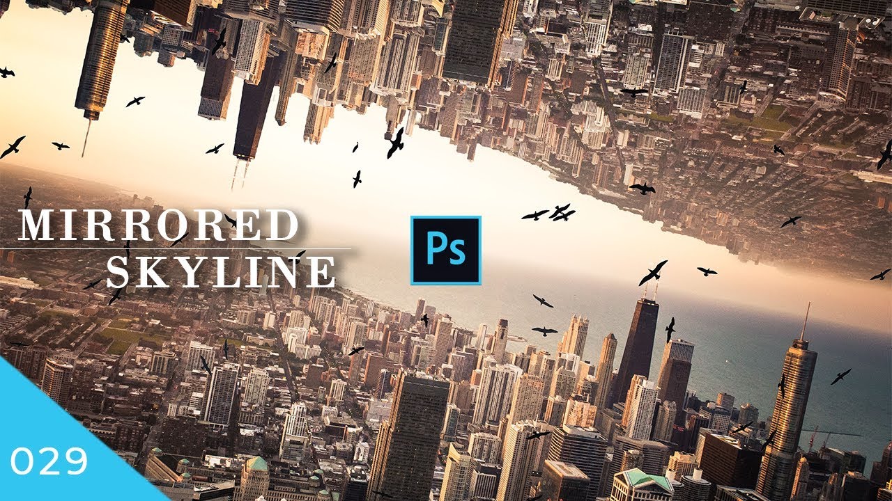 How to create a mirrored skyline with Photoshop (Tutorial)