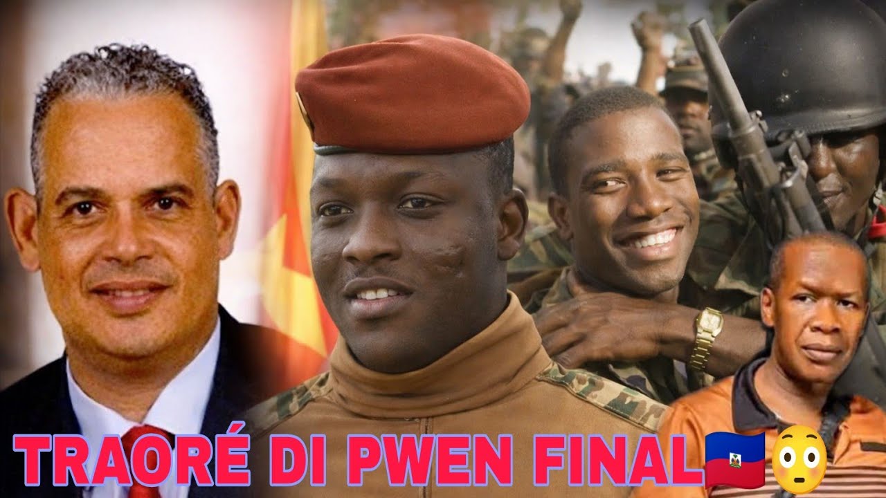 23 février BRAVO 👏 Ibrahim Traoré di non sa pap Pase frasa😳,kase mete nan men blofè  politik ayiti🇭🇹