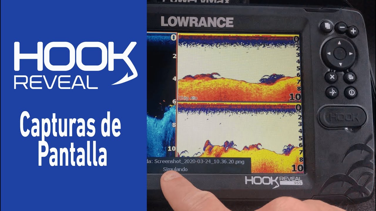 ONNautic: Tutorial Lowrance Hook Reveal. Como realizar una Captura de Pantalla.