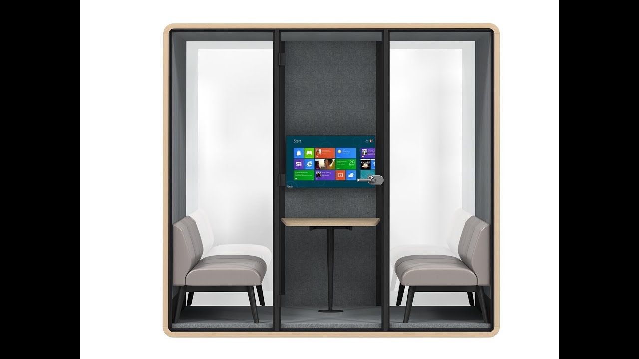 iMeet private and acoustic meeting booth & office pod by iWorkpod