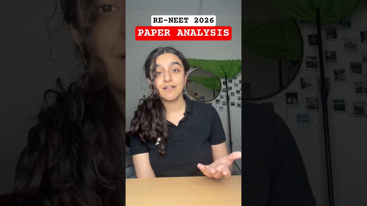 RE-NEET 2026 Paper Analysis | Tough Paper? | Jahnavi Banotra