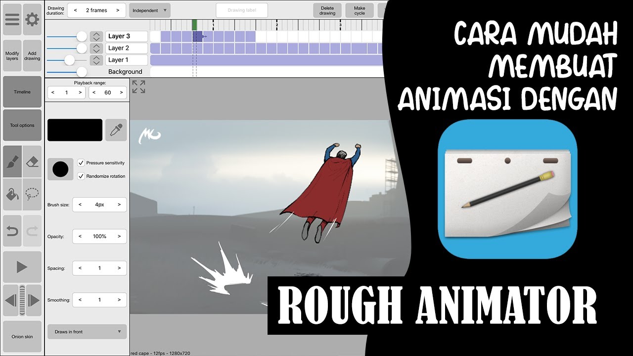 Rough Animator Tutorial part 1: Membuat animasi mudah dengan Rough Animator