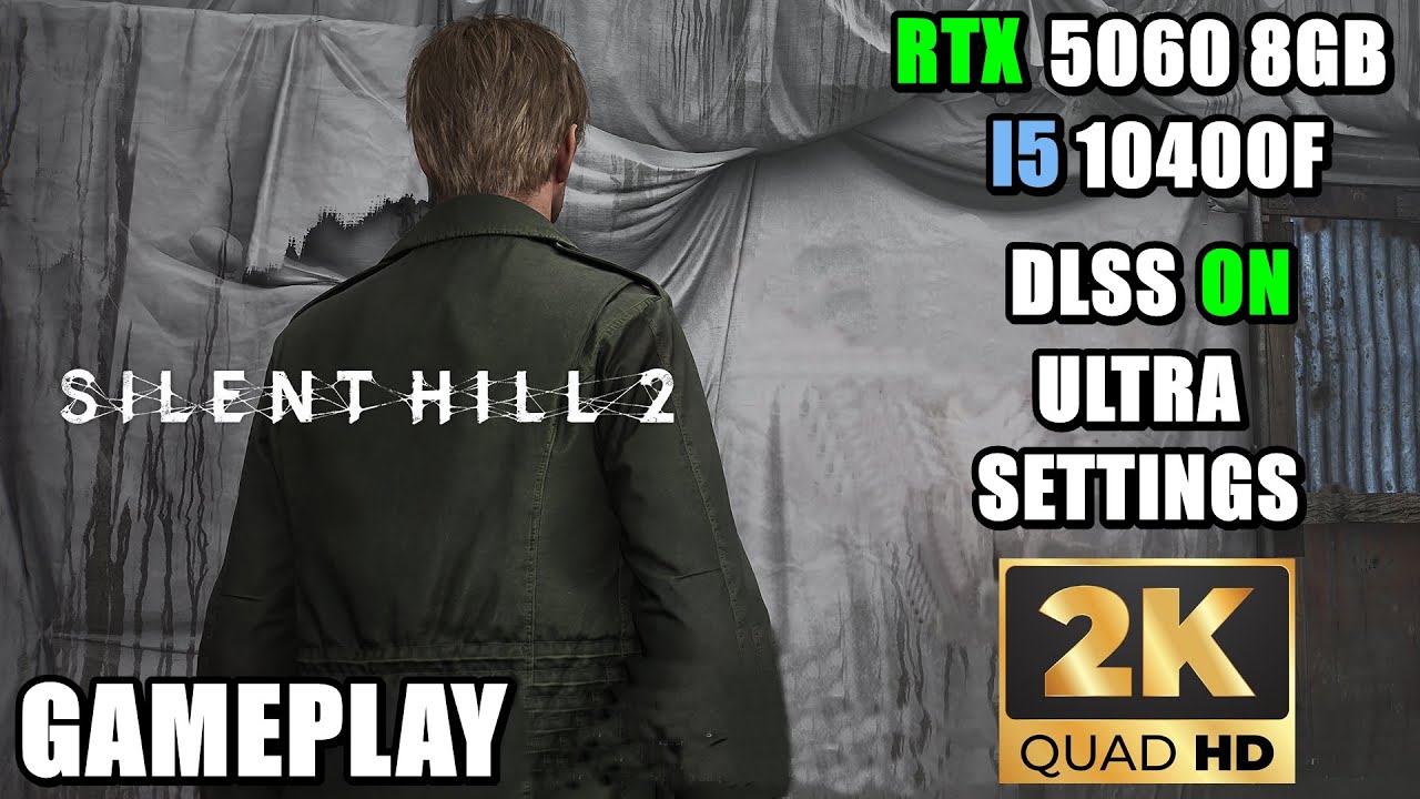 Silent Hill 2 Remake | RTX 5060 8GB + I5 10400F | Ultra High Settings 2K | Gameplay