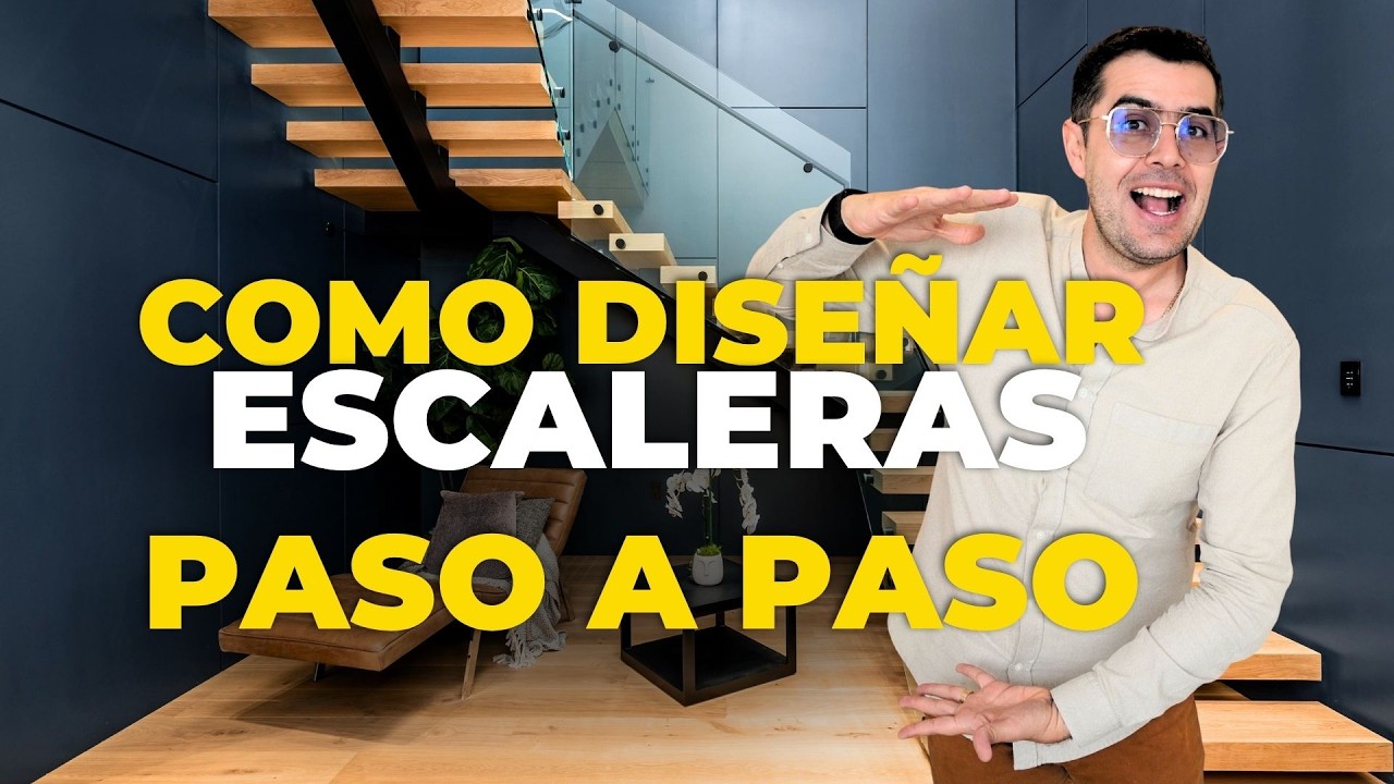 ✔️Como diseñar ESCALERAS✔️ /GUIA RAPIDA PASO A PASO