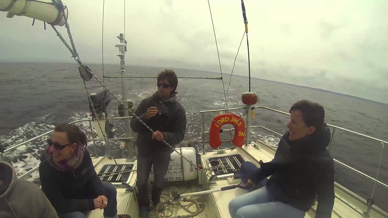 croisiere en Bretagne avec avec Yann de Kerdrel à bord de Lord Jim