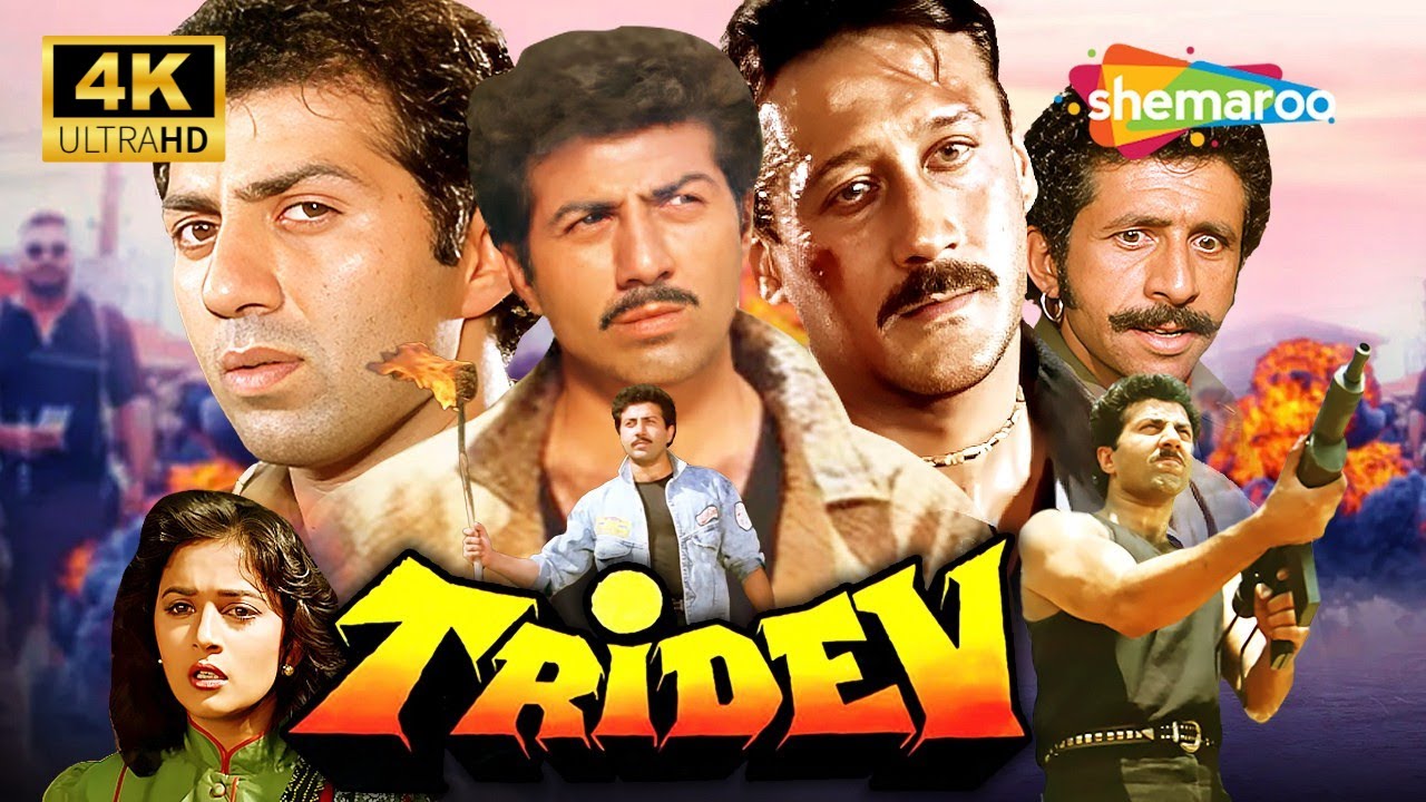 त्रिदेव (1989) | तीन जांबाज़, एक दुश्मन 🔥 | सनी देओल, नसीरुद्दीन शाह, जैकी श्रॉफ | 80s एक्शन मूवी 4K