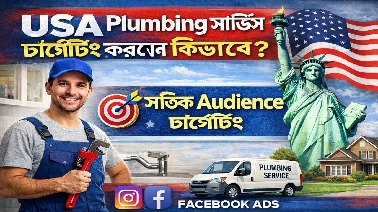 কিভাবে USA-তে Plumbing সার্ভিসের জন্য Facebook Ads দিয়ে সঠিক Audience টার্গেট করতে হয়