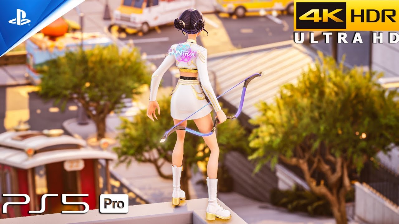 Fortnite (PS5 Pro) 4K 120FPS HDR Gameplay | Skin Golden Zoey (KPop Demon Hunters)