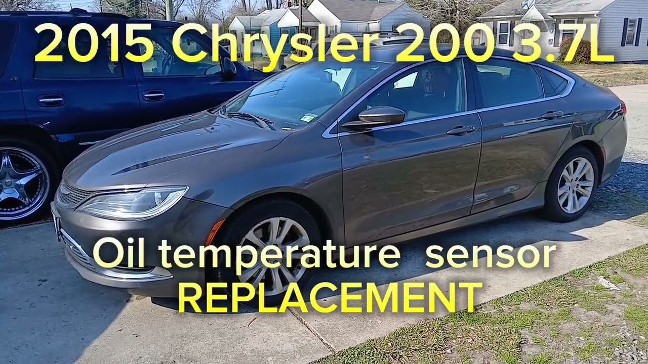 2015 Chrysler 200 3.6L oil temperature sensor REPLACEMENT