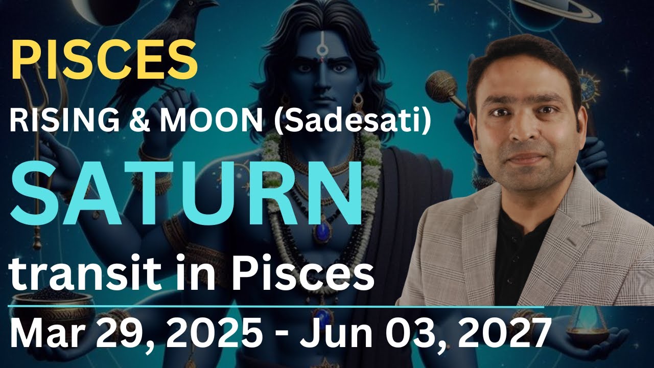 Saturn Enters Pisces: How Will It Affect PISCES Rising & Moon Sign? || SADE SATI For Pisces Moon