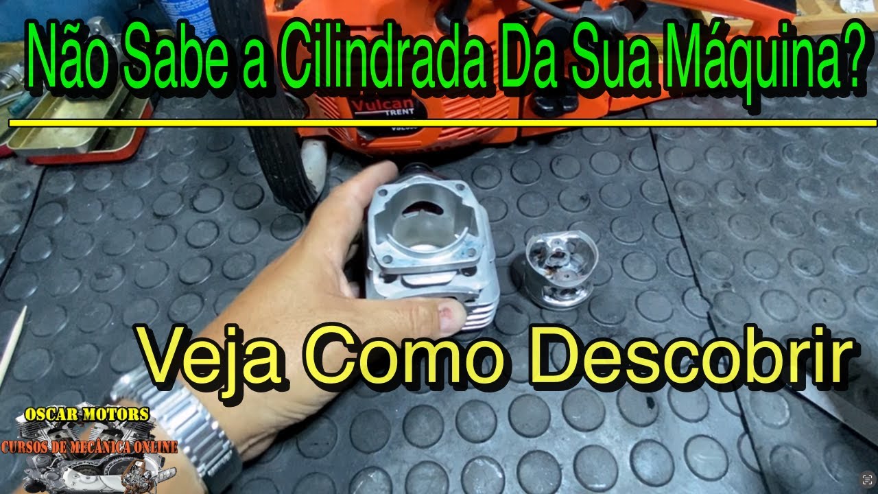 Como Descobrir a Cilindrada de Sua Motosserra Roçadeira Soprador