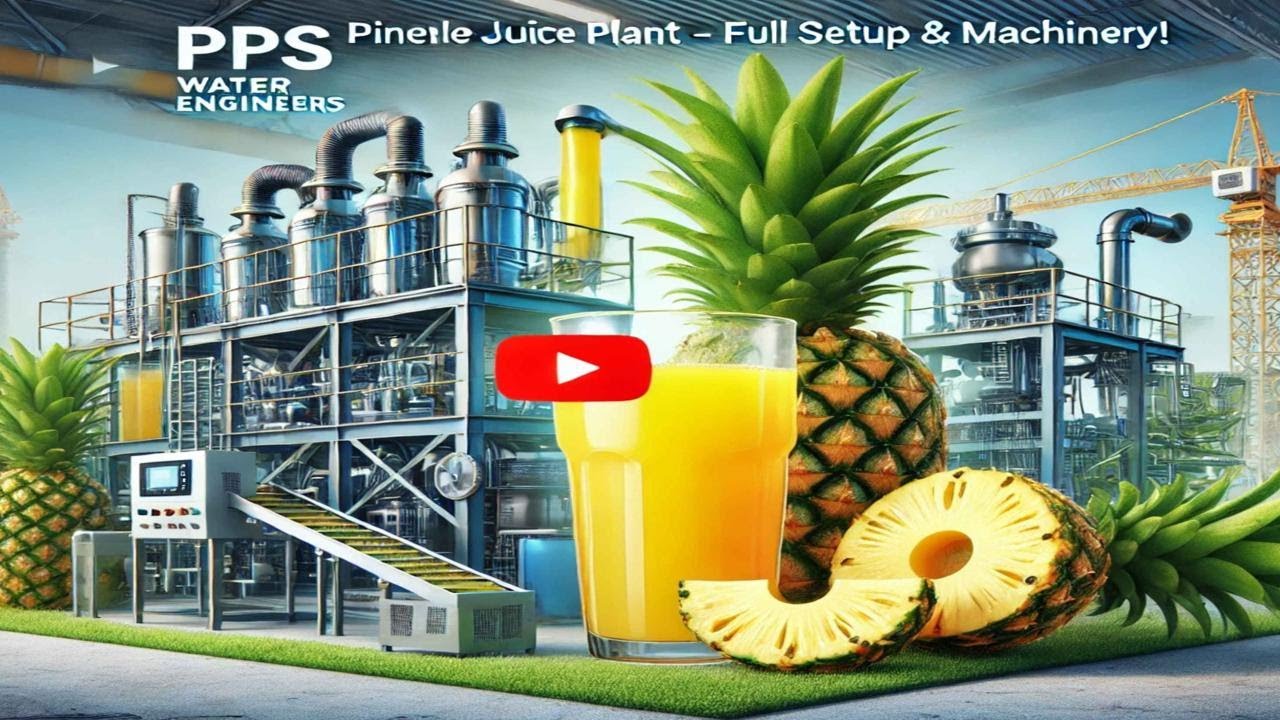 Industrial Pineapple Juice Processing Plant Tour