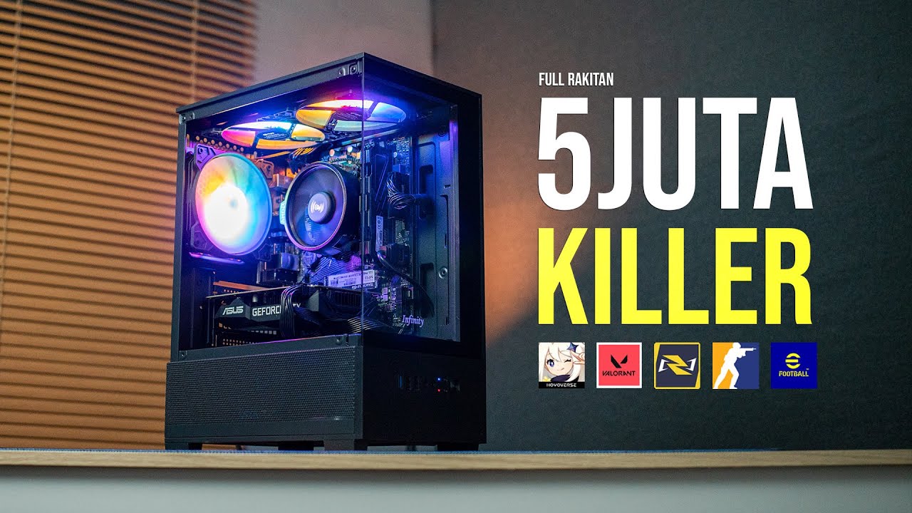 Rakit PC Gaming 5 Jutaan terworthit di tahun 2025! Amd Ryzen 5 5500 Ft Gtx 1660 | Rakit PC EPS 16