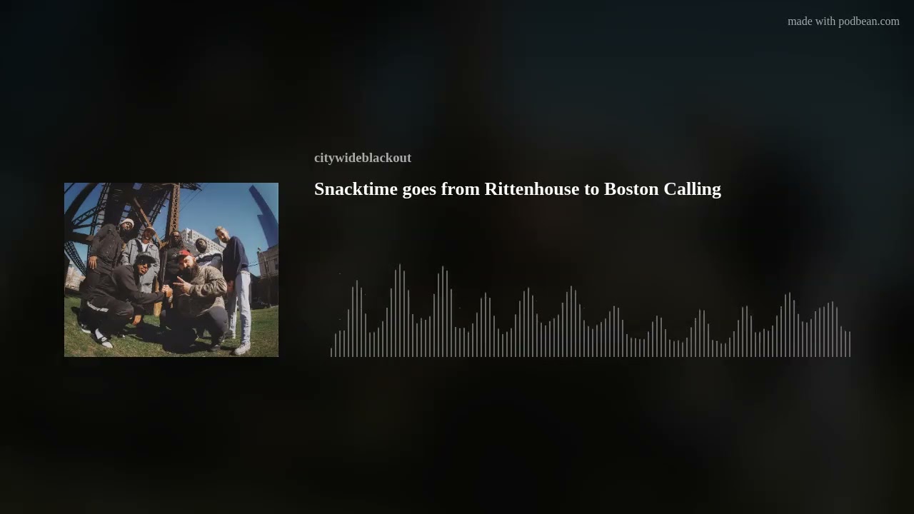 Snacktime goes from Rittenhouse to Boston Calling