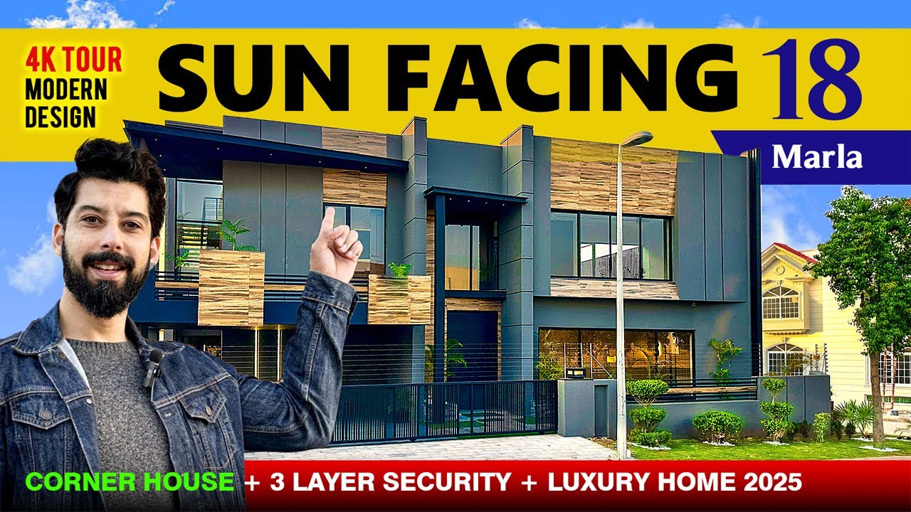 Corner | 18 Marla Luxury House for Sale in Bahria Town Rawalpindi 2025 | Modern Design [4K Tour]