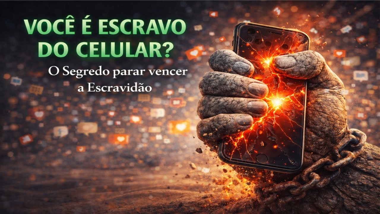 VOCÊ É ESCRAVO DO CELULAR? O Segredo para Ter Foco Absoluto e Vencer a Escravidão Digital