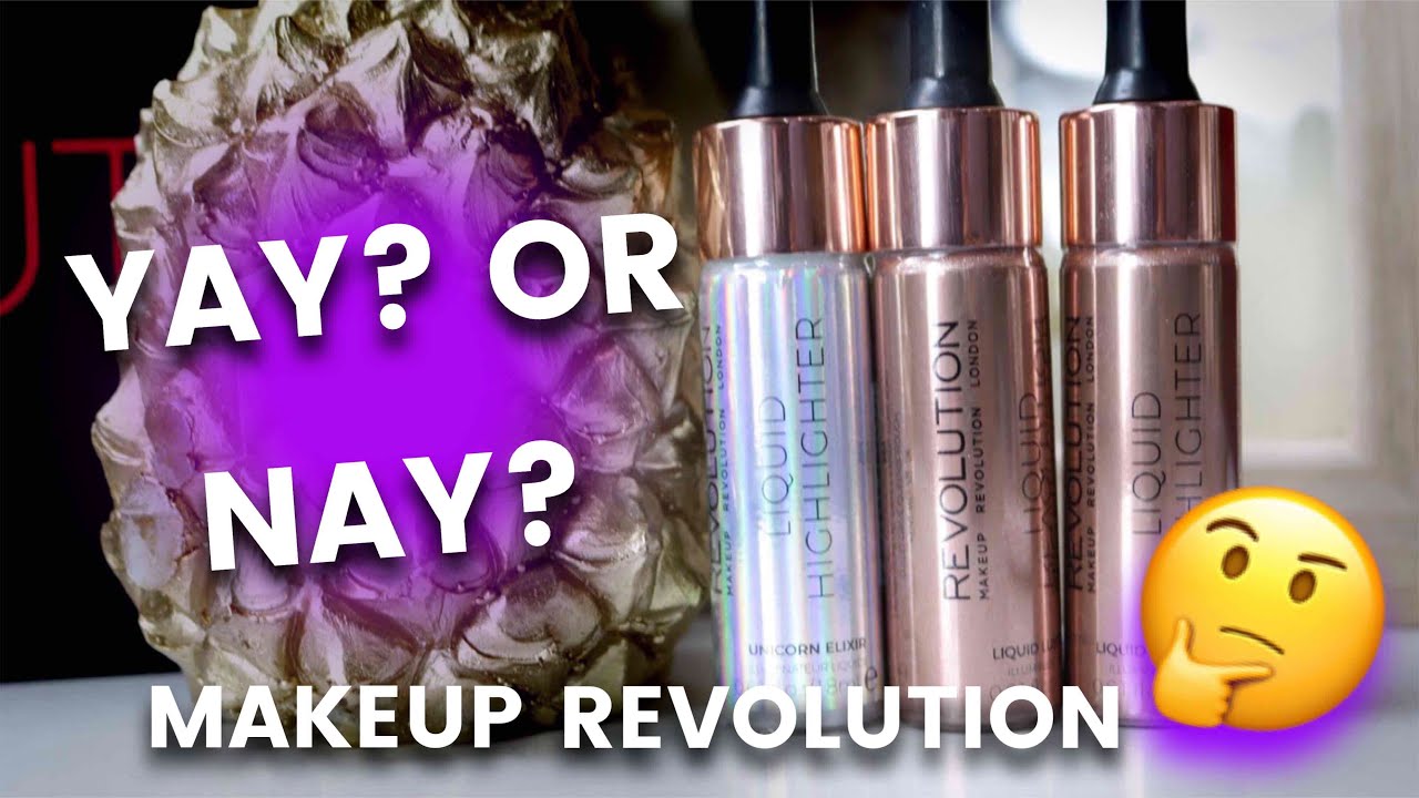 NEW MAKEUP REVOLUTION LIQUID HIGHLIGHTER | HOW TO? | REVIEW | YAY? Or NAY? Ep 5