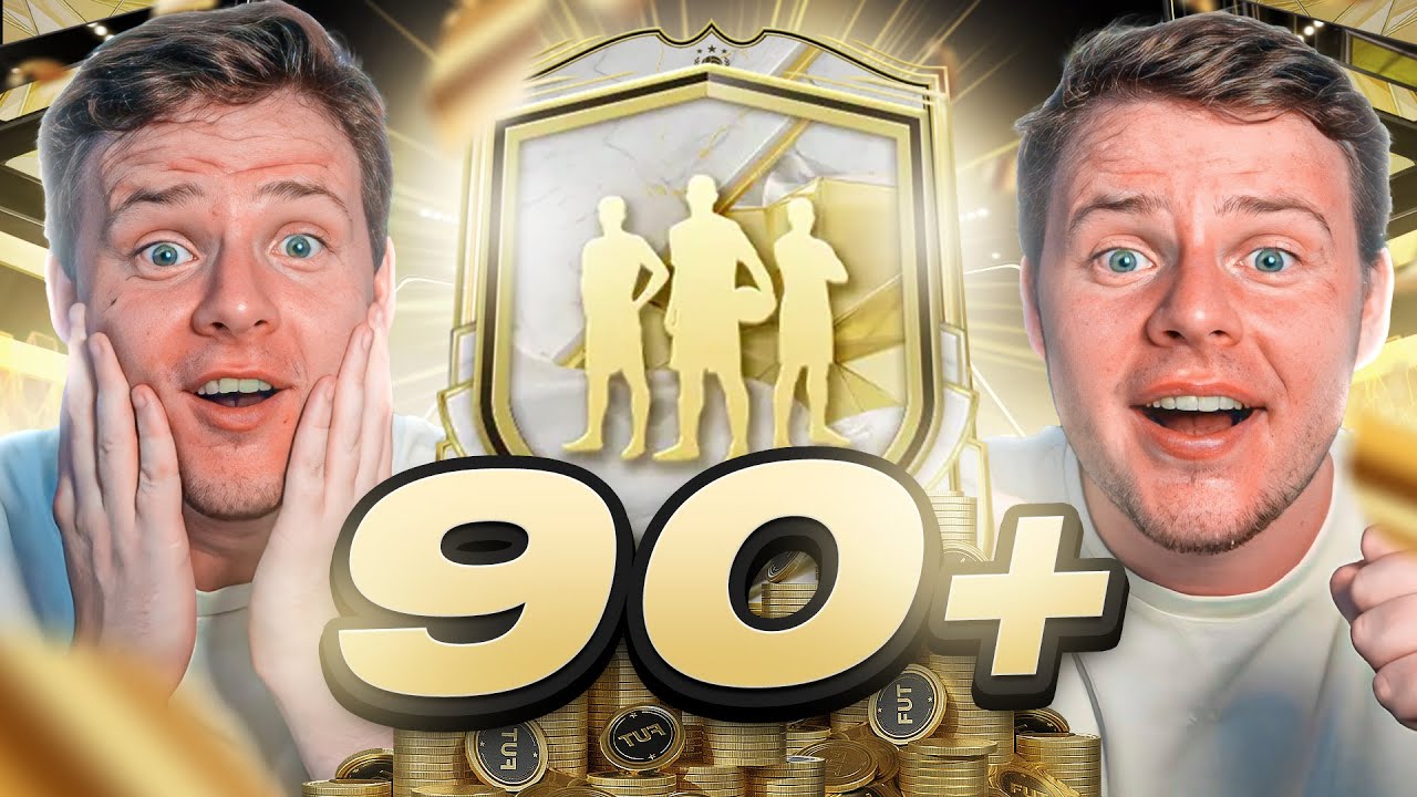C'EST UNE WIN ?! On OUVRE les PACKS ICONES 90 max sur FC 25 Ultimate Team