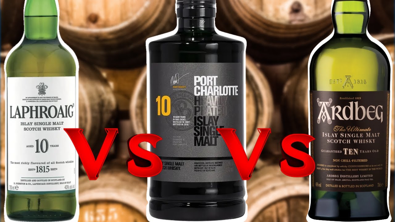 Laphroaig 10, Port Charlotte 10 или Ardbeg 10? | Виски VS