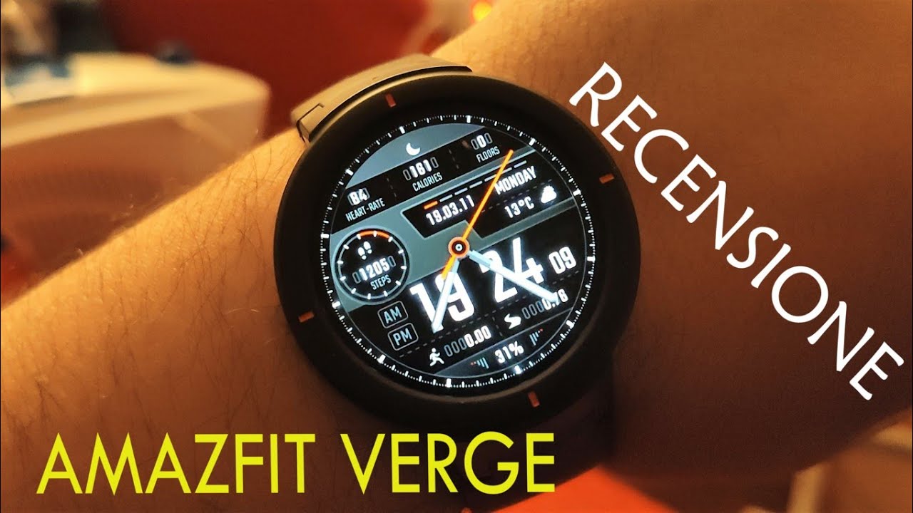 Recensione AMAZFIT VERGE: DA AVERE ASSOLUTAMENTE! VI DICIAMO IL PERCHE'!!