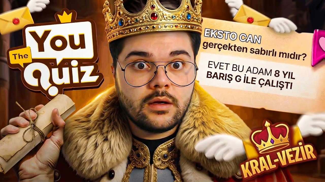 KRAL-VEZİR! EKİPLE AŞIRI KOMİK SORU CEVAP! THE YOU QUIZ İNCELEME
