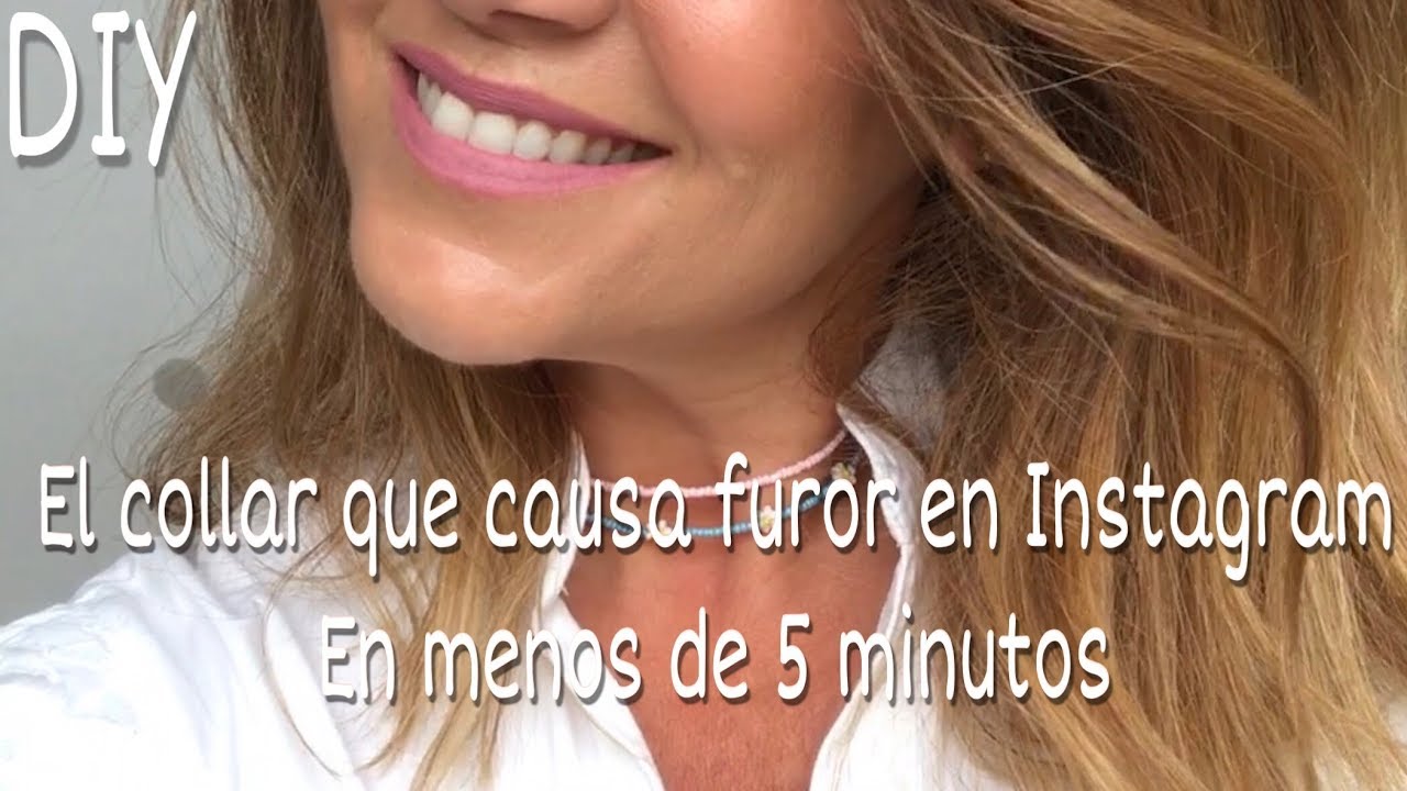 DIY Hazte el COLLAR que está REVOLUCIONANDO Instagram por menos de 2 euros / 2019 Awesome necklace