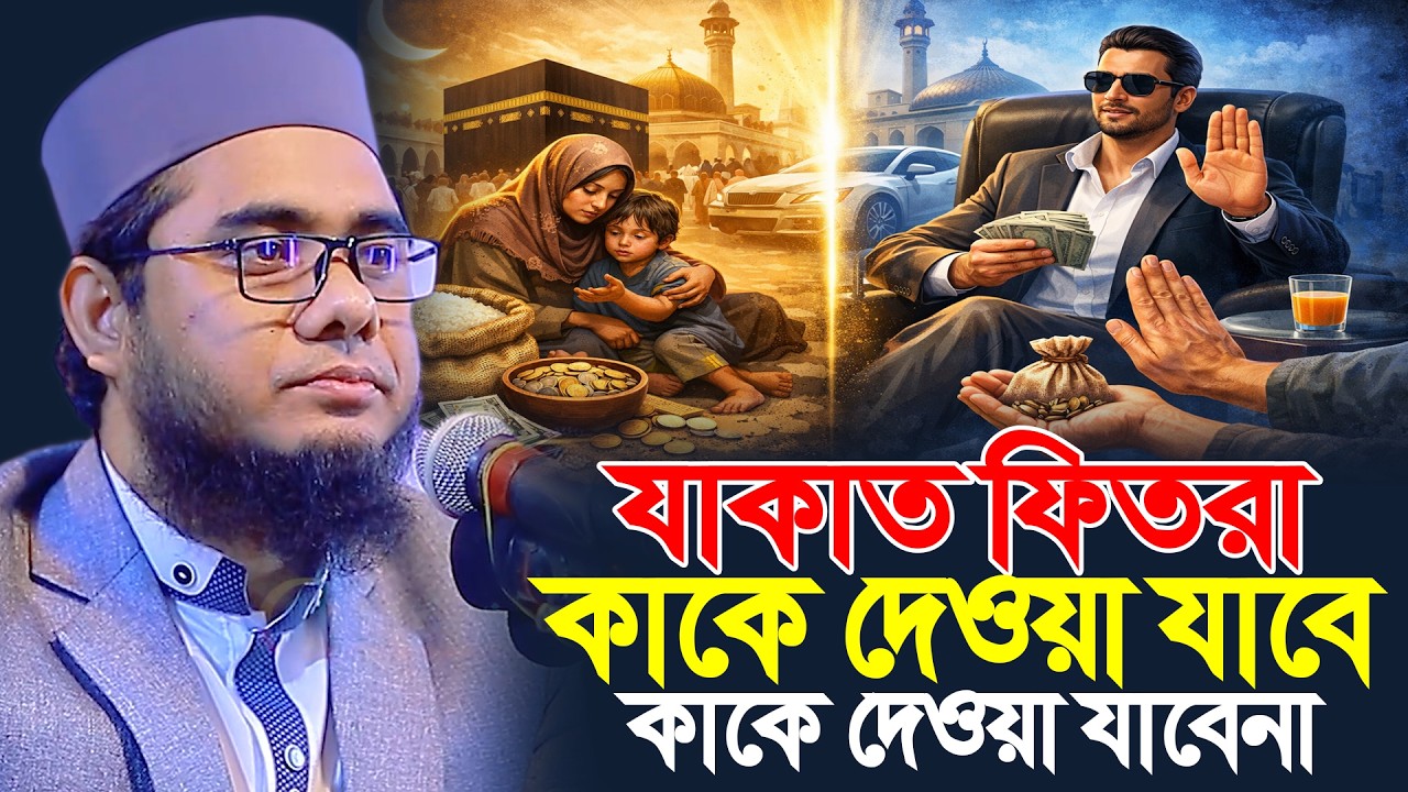 যাকাত ফিতরা কাকে দেওয়া যাবে কাকে দেওয়া যাবেনা ।। mufti shahidur rahman mahmudabadi new waz