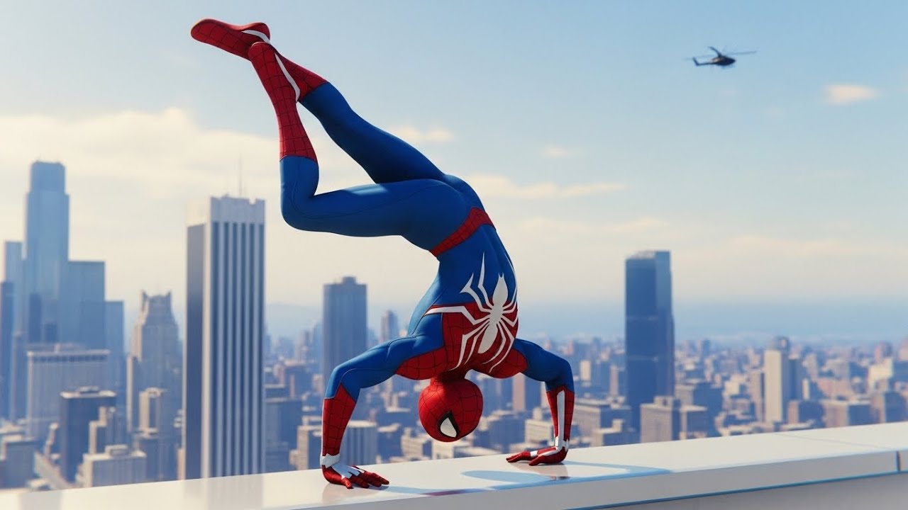 Spider-Man Crazy Jumps & Falls #74 | GTA 5 Spider-Man Fails Gameplay