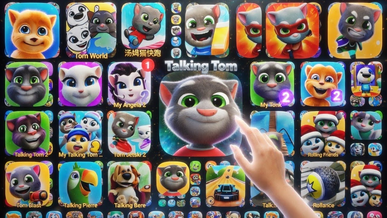 lMy talking tom my talking angela tom friend hungry shark going balls sword play games