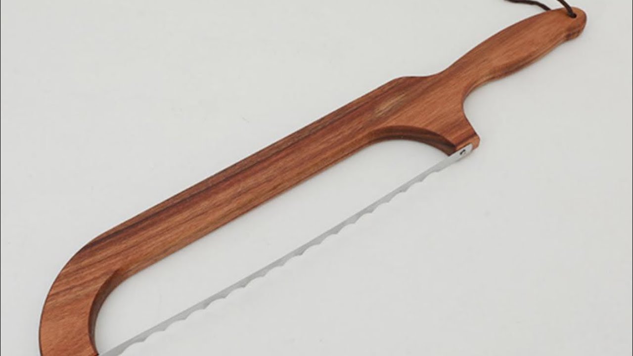Bread slicer fiddle bow knife