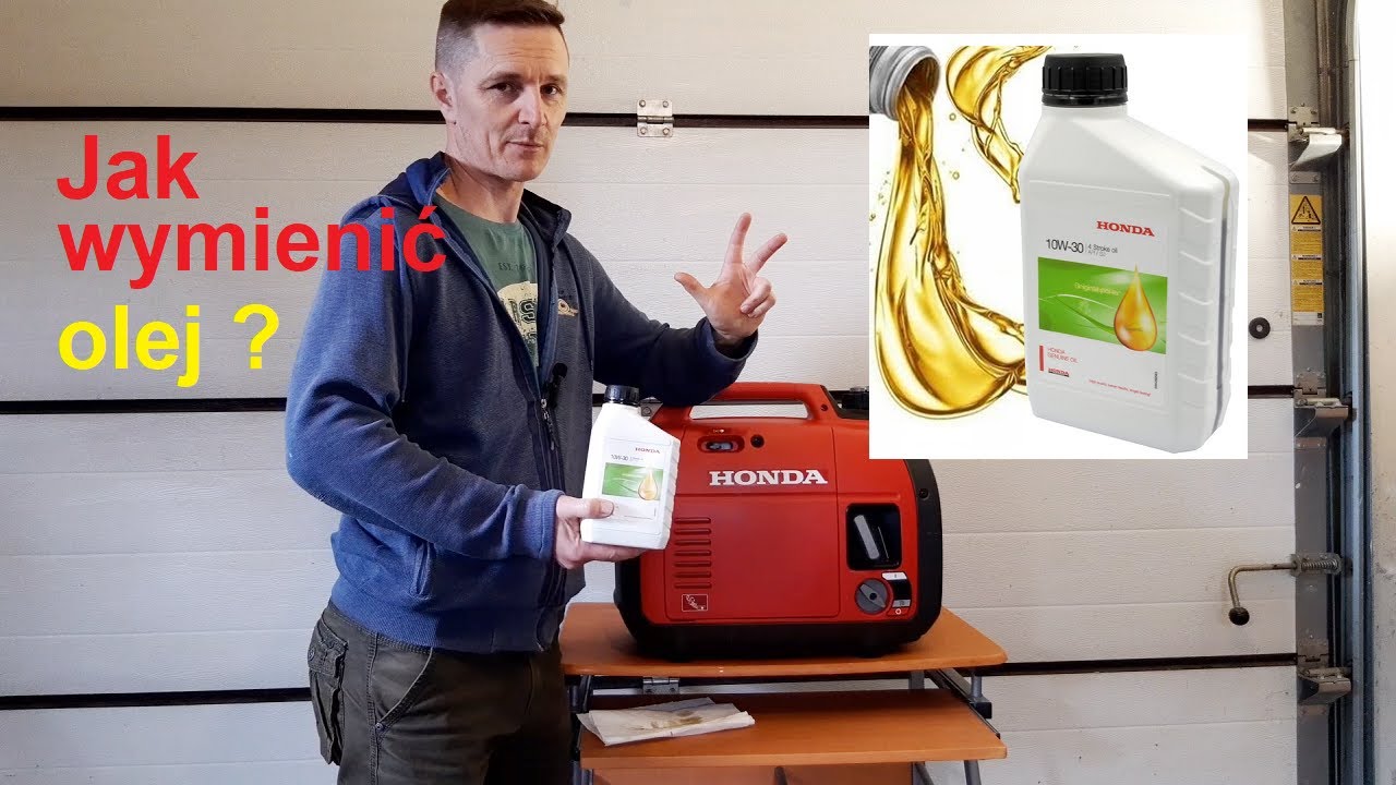 Jak wymienić olej w agregacie Honda EU22i. Kanał o dobrym zasilaniu awaryjnym dla całego domu.