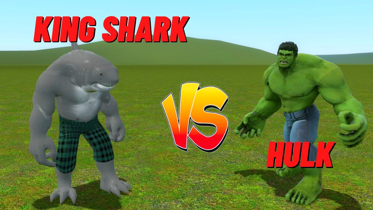 KING SHARK vs HULK Garry's Mod