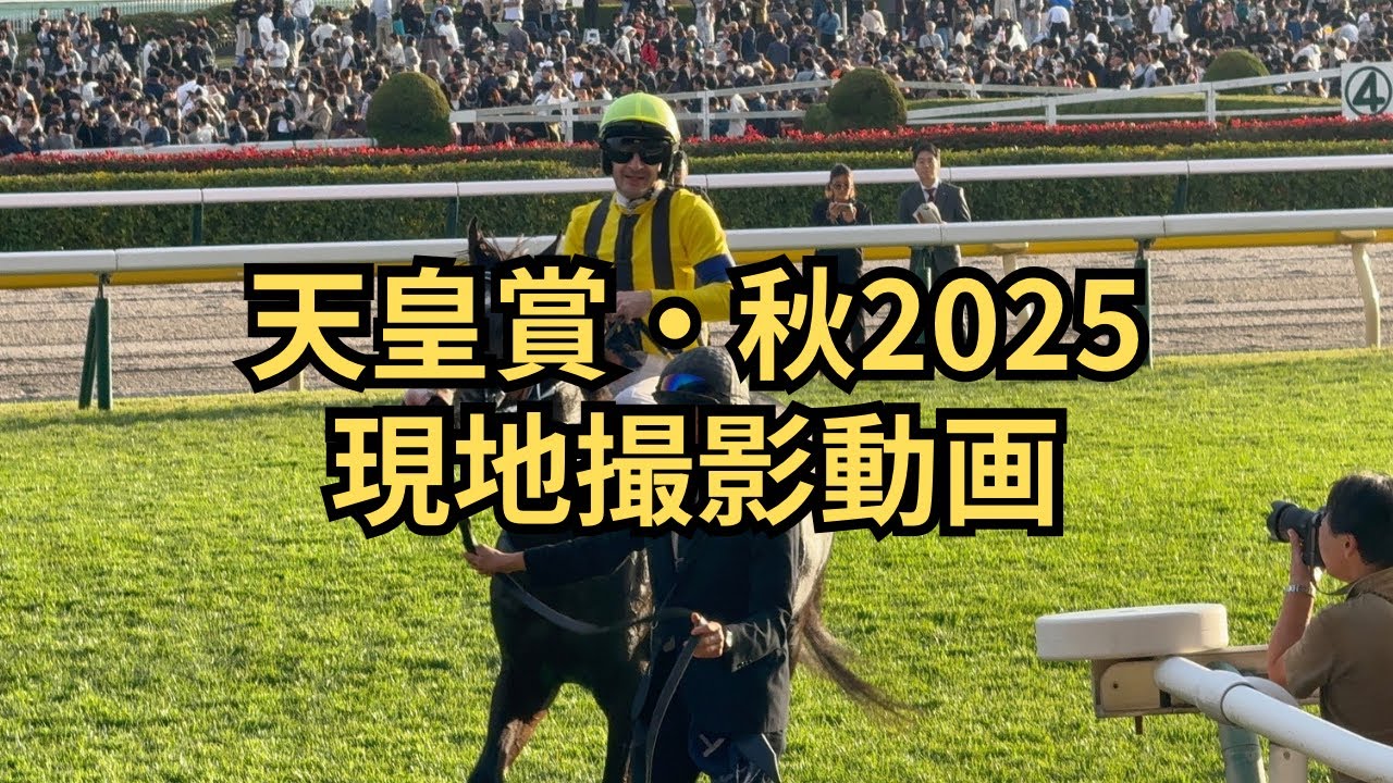 【現地撮影動画】天皇賞・秋2025
