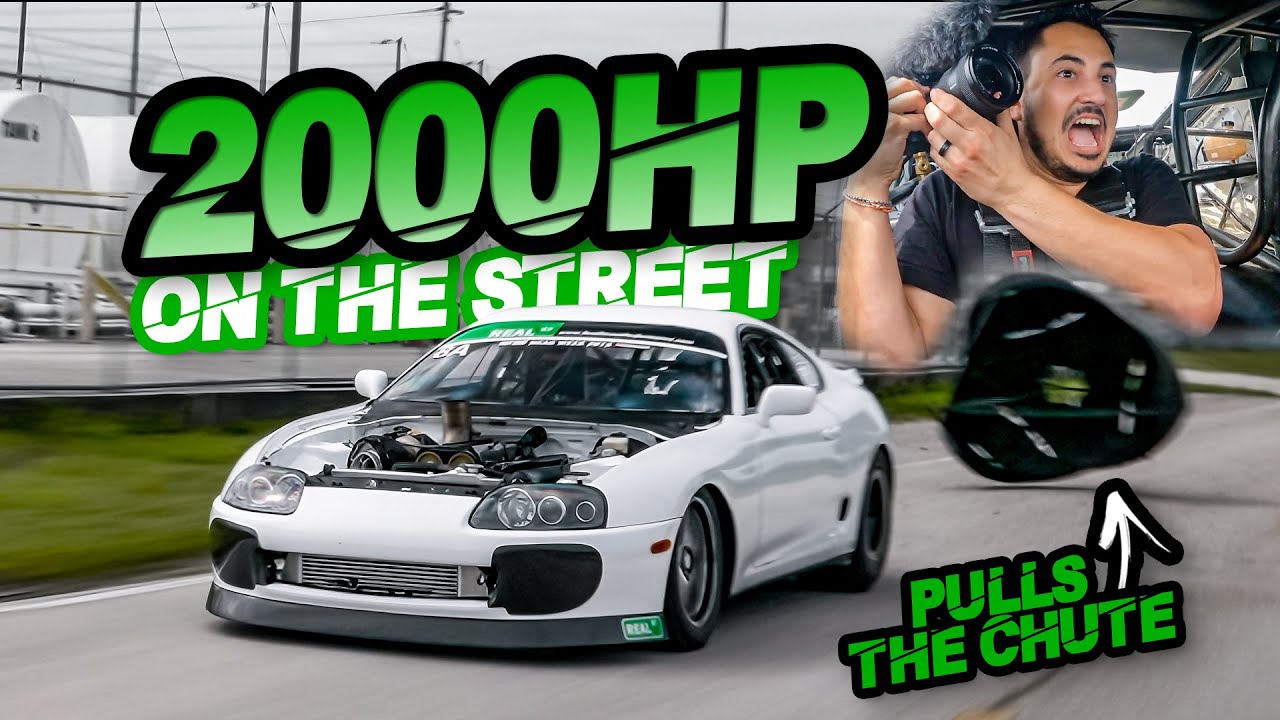 2000HP Supra SCREAMS to 10,000RPM on the STREET! (The End of an Era)