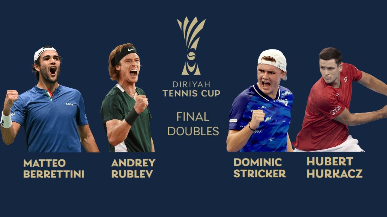 Berrettini/Rublev vs Stricker/Hurkacz | 2022 Diriyah Tennis Cup Doubles Final