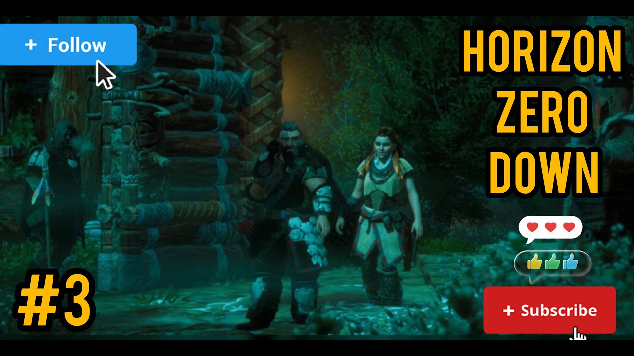 هوريزن زيرو دون \ # 3 \ (Horizon Zero Dawn) للغة العربية مترجمه 😍