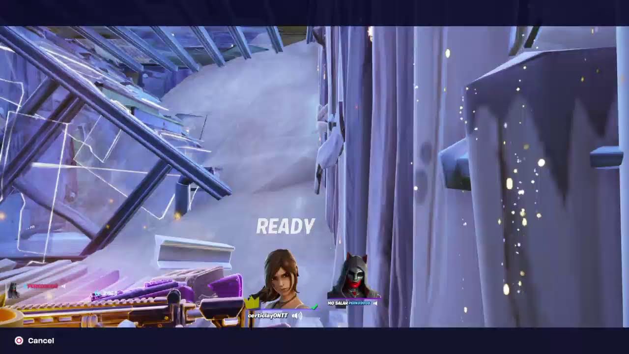 playing Fortnite