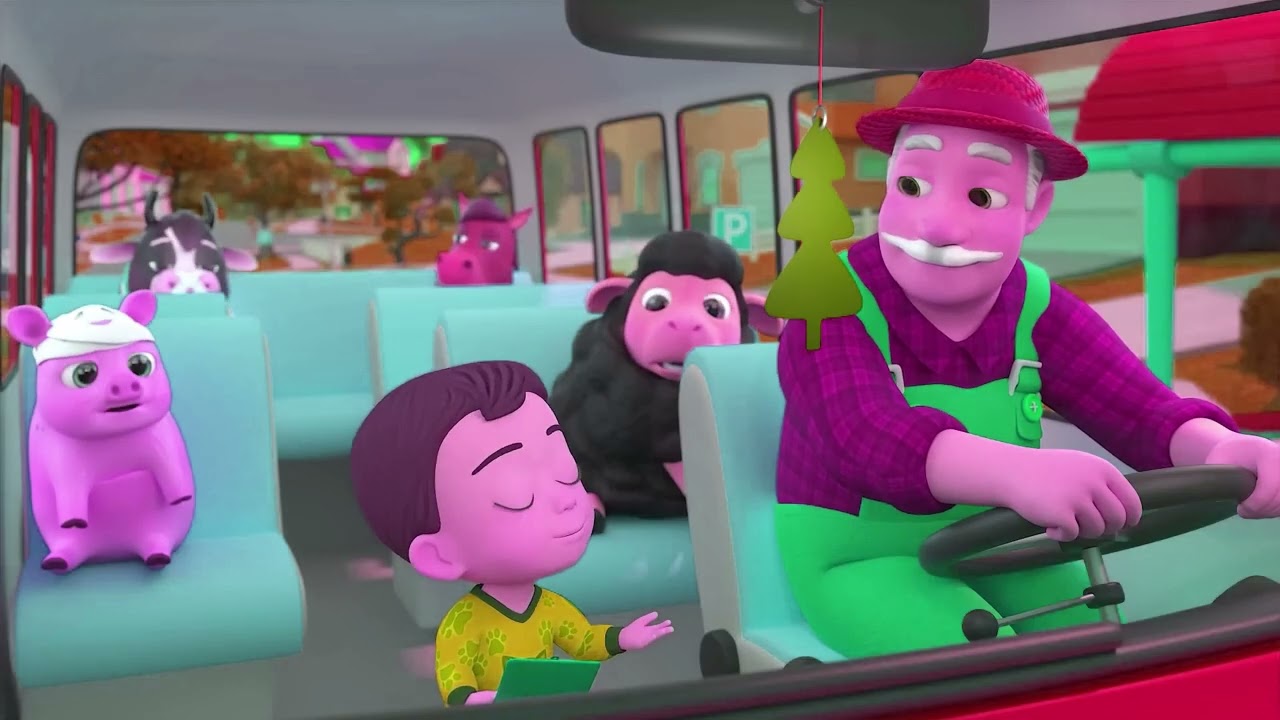 Nursery Song/The Tiger on The Bus/Checking The Animals On The Bus Sponsored By Klasky Csupo Effects