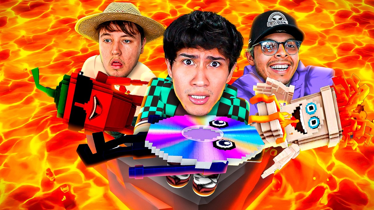 SOBREVIV&Iacute;MOS A LA LAVA por BRAINROTS! (Con IRAA y SKYDIMERS)