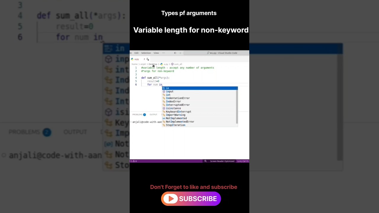 The Secret Power of Variable Length Arguments