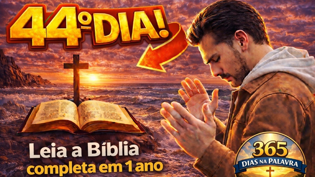 Leia a Bíblia Completa em 1 Ano | Dia 44 – 365 Dias na Palavra
