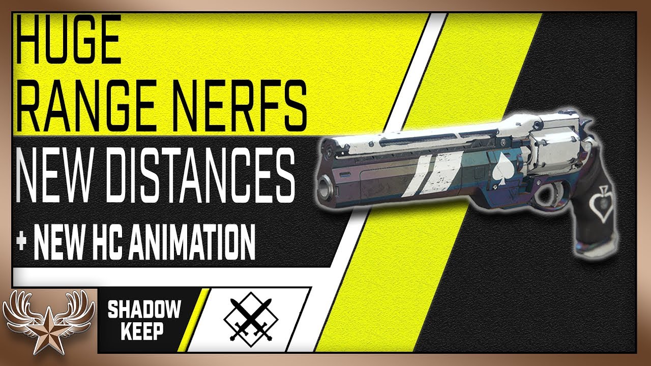 HUGE range nerfs to Pulses and Handcannons!  New Distances (Destiny 2 ShadowKeep)