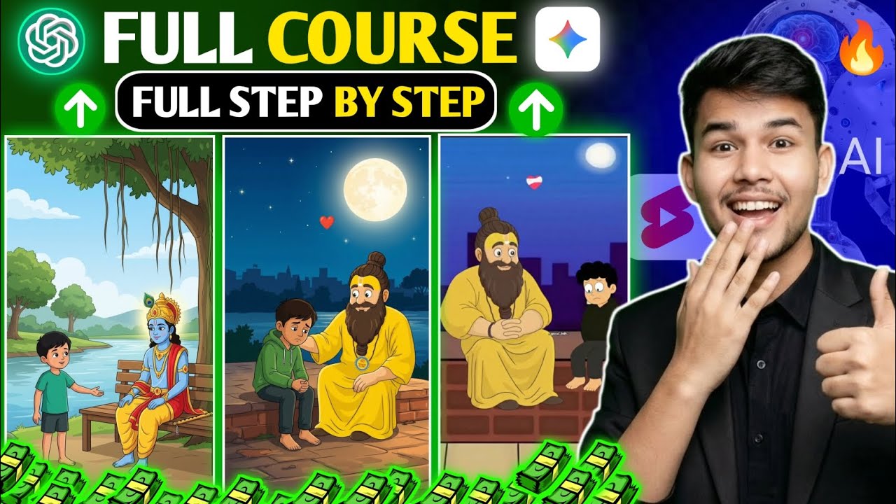 &ldquo;Premanand Ji Maharaj ji ka cartoon video Kaise banaye | AI Se Bhakti Cartoon Video Kaise Banaye
