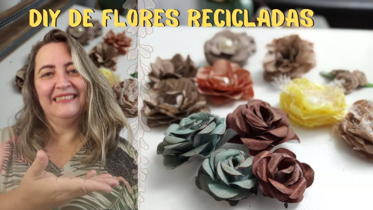 Transforme Materiais Reciclados em Flores Incríveis!