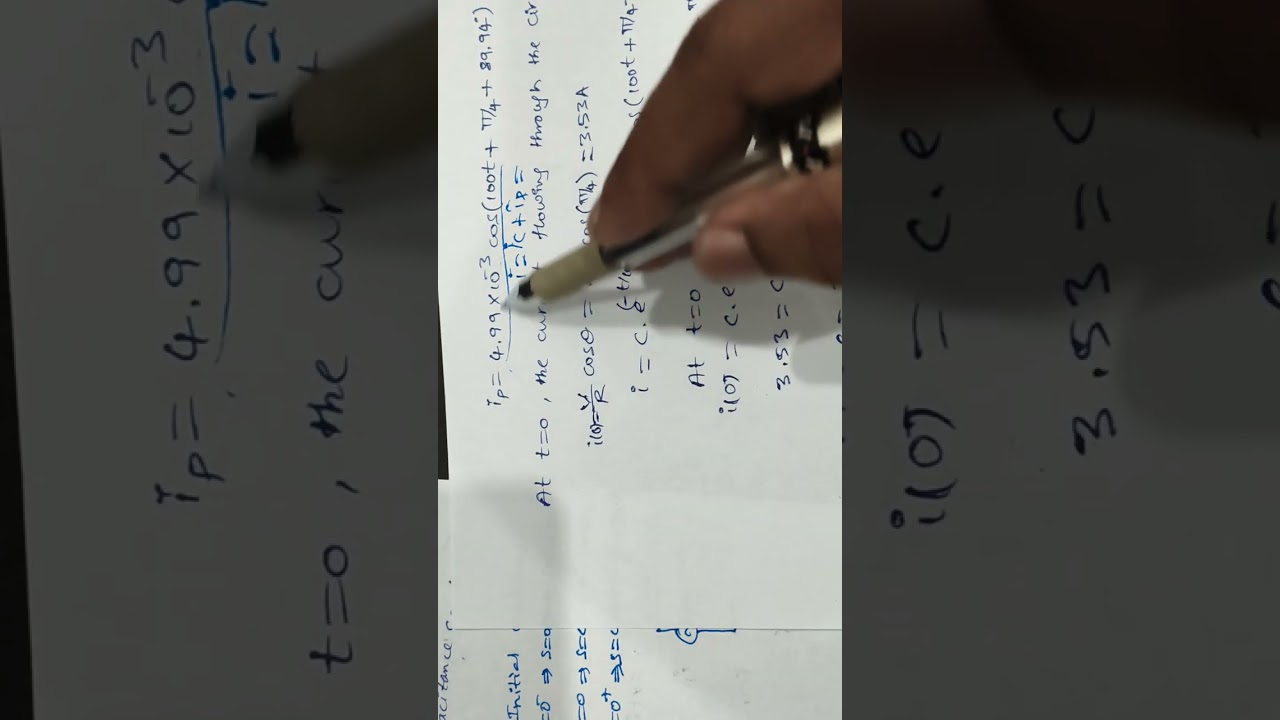 L12_NT-II_Transients_Problems on Sinusoidal Response of RC Circuit